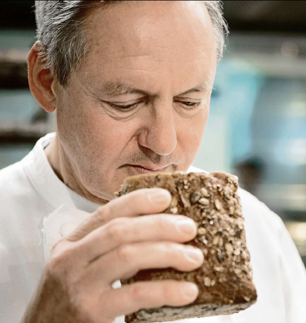 Thomas Effenberger erkent gutes Brot auch am Geruch.