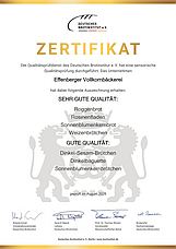 Brotinstitut-Zertifikat